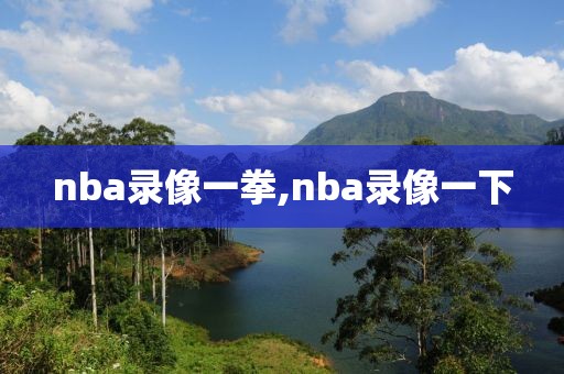 nba录像一拳,nba录像一下