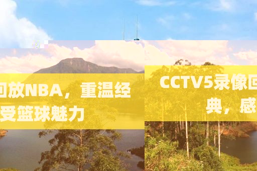 CCTV5录像回放NBA，重温经典，感受篮球魅力